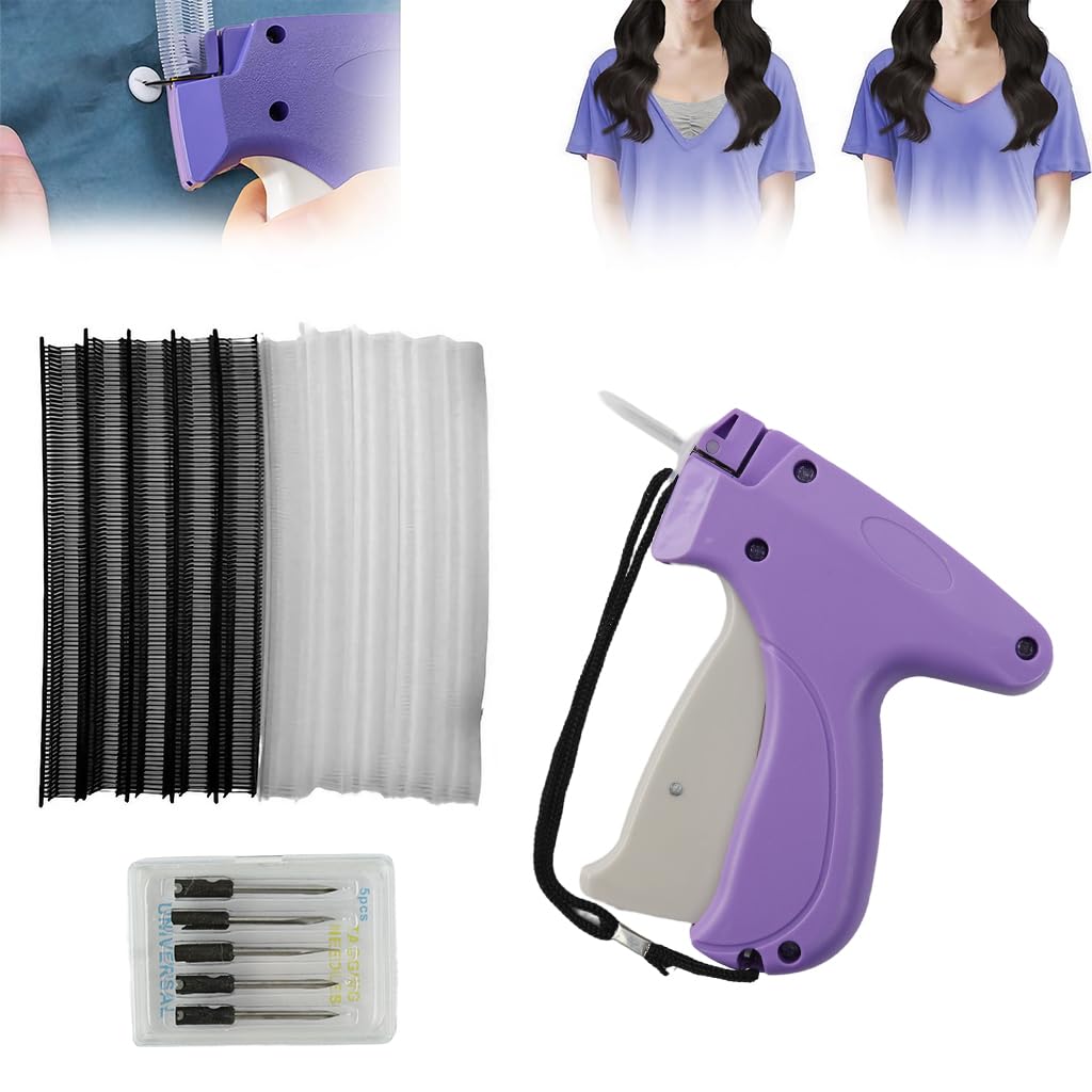 Supvox Quick Clothing Fixer Handheld Sewing Machine Quilt Tacking Gun Micro Stitching Machine Tagging Stitch Tool Kit for Clothing Quilting Tailoring Supvox Quick Clothing Fixer Handheld Sewing Machine Quilt Tacking Gun Micro Stitching Machine Tagging Stitch Tool Kit for Clothing Quilting Tailoring